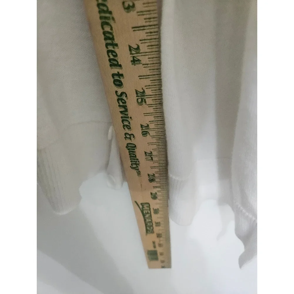 Old Navy White Open Front Cardigan Sweater Womens 2X Plus Cotton Blend Long Slee - Picture 6 of 7